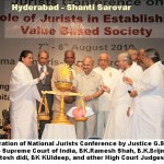 National Jurist Conference 2010 at Global Peace Auditorium, Shanti Sarovar, Hyderabad
