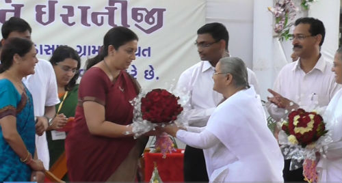 Felicitation to Sister Smriti Irani, Human Resource Development Minister of India