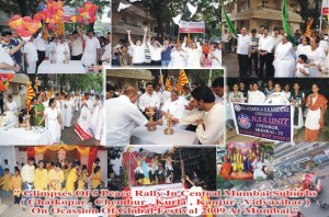 5 Peace Rally's At Central Mumbai For Global Festival