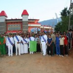 Dharamshala.Sports Authority of India trainees with Sports Wing Rally Members
