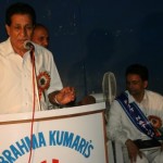Jammu. Hon'ble Sports minister Sh RS Chib (VSM) giving talk during the closing ceremony of Fit Nation Campaign