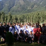 Pahalgam.Mountain Trekkers with Fit Nation Campaign Members