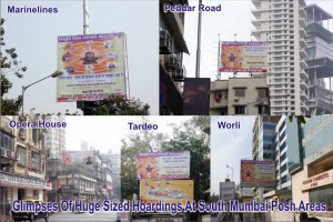 Life Size Hordings In South Mumbai Prime Locations On 74th Trimurti  Shiv Jayanti