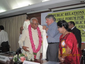 Brahmakumar Karuna ji Felicitated On National PR Day
