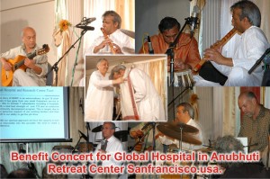 Benefit Concert By Award Winning Flutist Deepak.Ram At Anubhuti  Retreat Center Sanfrancisco For Global Hospital Mount Abu