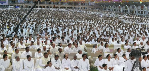 Madhya Pradesh Chief Minister Felicitated By Brahma Kumaris In Abu