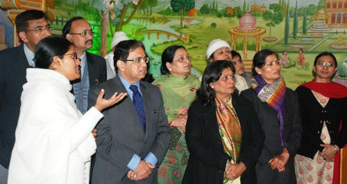 Visit of Chief Justice Judges of High Court of Punjab Haryana to ORC on 18th Jan..2013