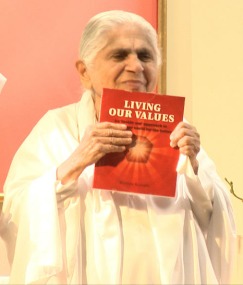 Dadi Janki Launches "Living Our Values Book" in London