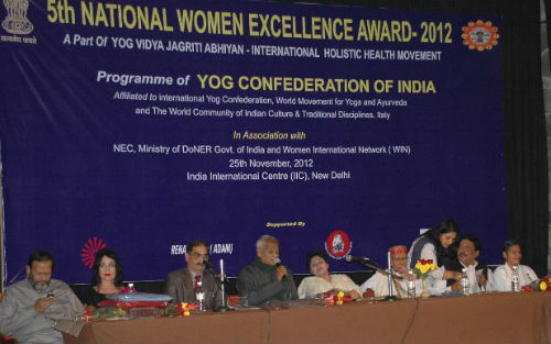 National Women Excellence Awards to BK Sisters in Delhi