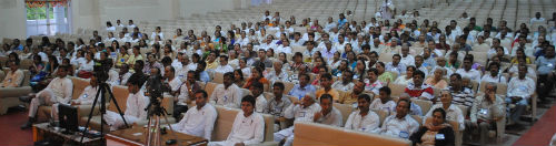 Seminar on " Redefining Happiness" at Brahmakumaris.Gyan Sarovar