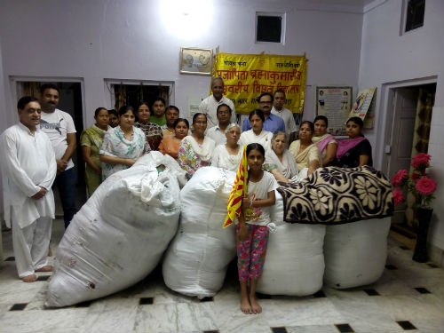 Brahmakumaris Phagwada (Punjab) Sends Relief Material for J & K Flood Victims