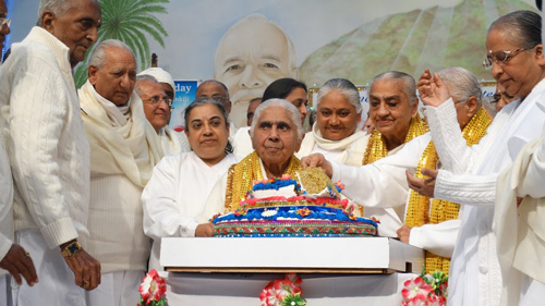 Celebration of Dadi Janki's 99th Birthday on New Year Day