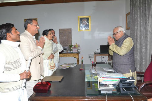 Brahmakumaris Group Meeting with Governer of Uttar Pradesh Bro. Hon. Ram Naik Ji