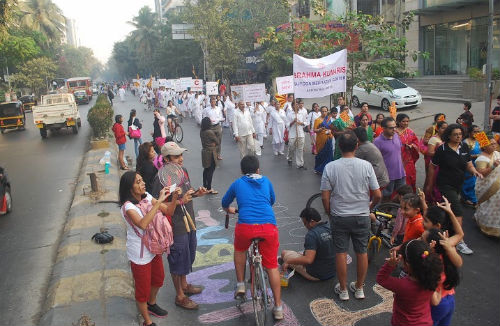 Brahma Kumaris, Santacruz, Mumbai supports Equal Streets: A Citizens Movement initiative by Times of India