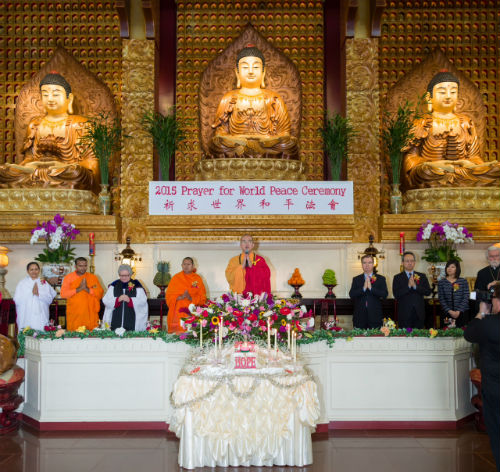 World Peace Ceremony at International Buddhist Progress Society Los Angeles USA
