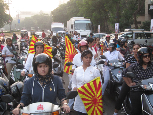 Brahmakumaris Participate in " All Women Bike Rally" in Mumbai Thane