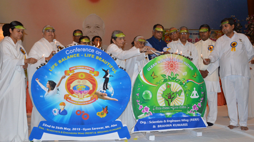 Film Censor Board Chief Mr. Pahlaj Nihalani, Inaugurates Scientists and Engineers Conference at Brahmakumaris Gyan Sarovar- Mount Abu