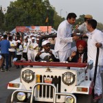 Mini Marathon at India Gate today eveving: दिल्ली के इंडिया गेट पर योग रन मिनी मैराथन सम्पन्न हुई