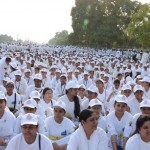 Mini Marathon at India Gate today eveving: दिल्ली के इंडिया गेट पर योग रन मिनी मैराथन सम्पन्न हुई